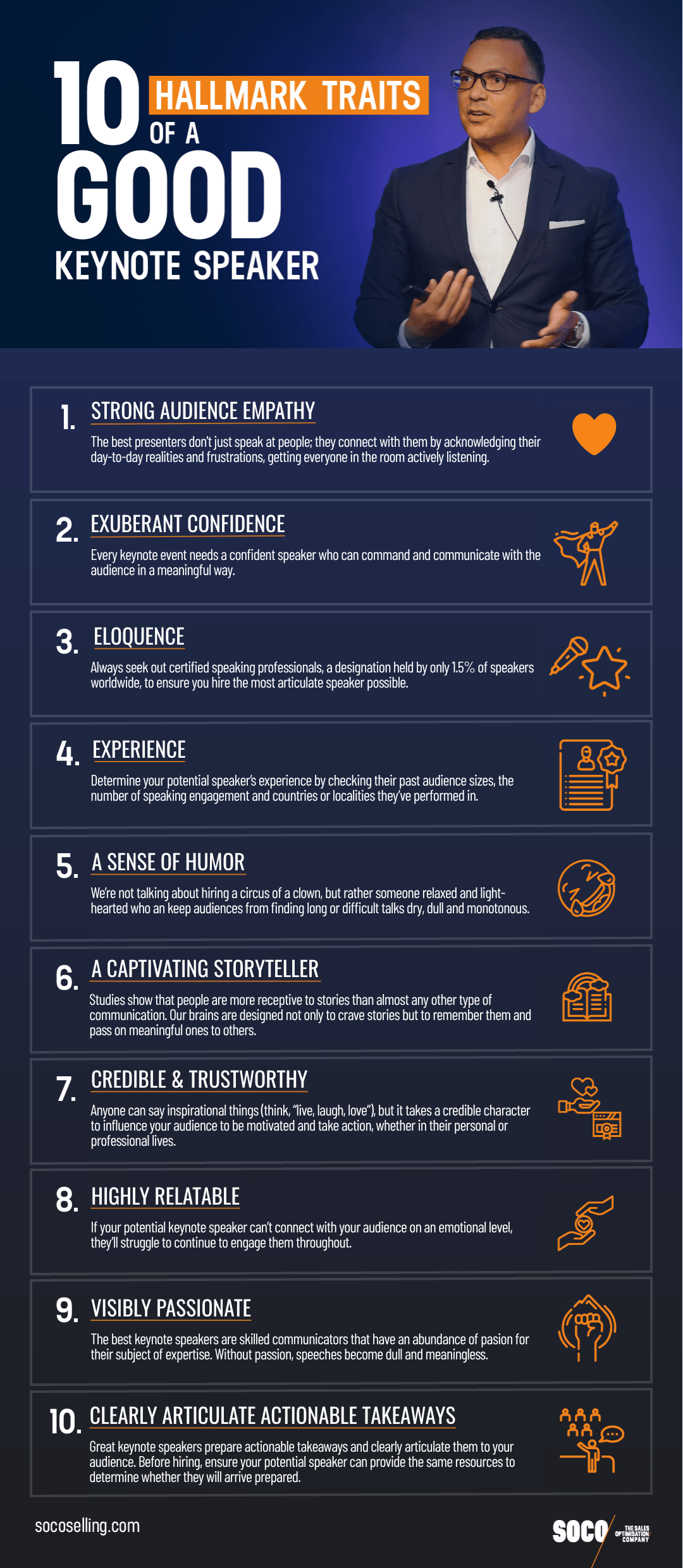 10 Hallmark Traits Of A Good Keynote Speaker