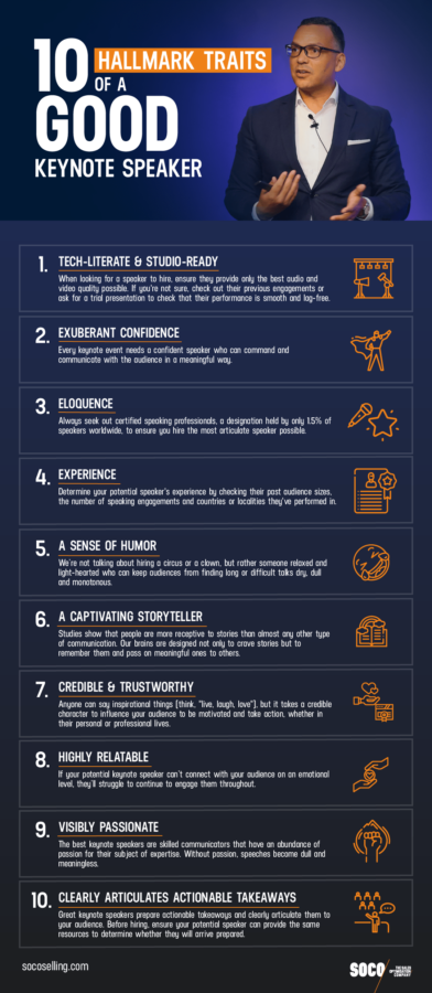 10 Hallmark Traits Of A Good Keynote Speaker
