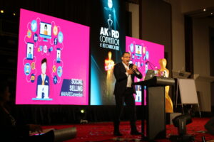 Tom at motivation keynote in malaysia