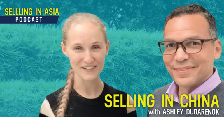 Selling in china with Ashley Dudarenok